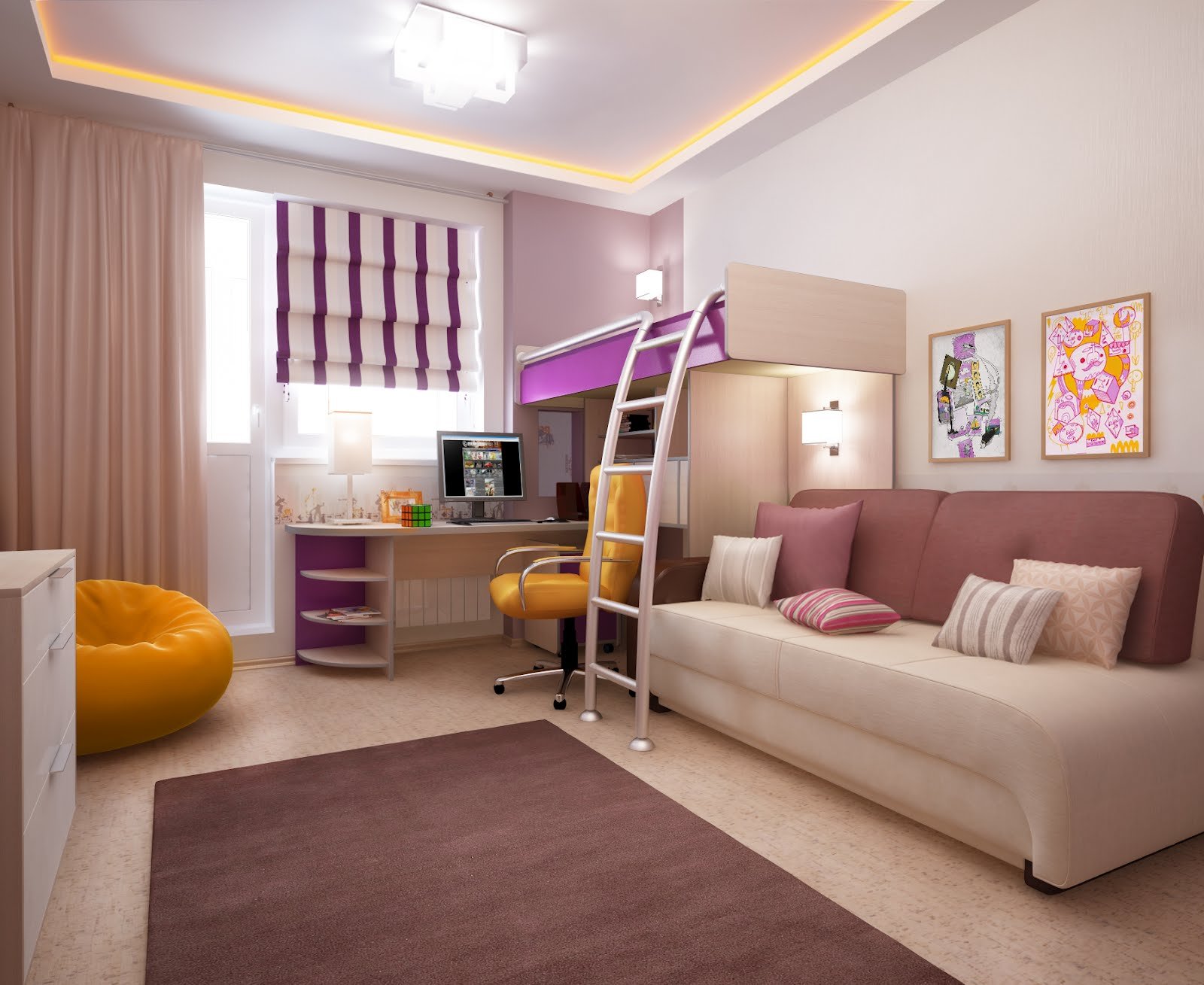 1 Комнатная Квартира С Ребенком Дизайн