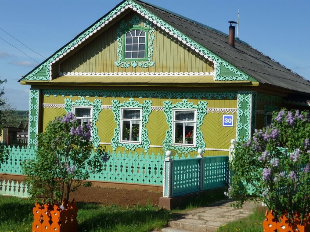Как Красиво Покрасить Дом В Деревне