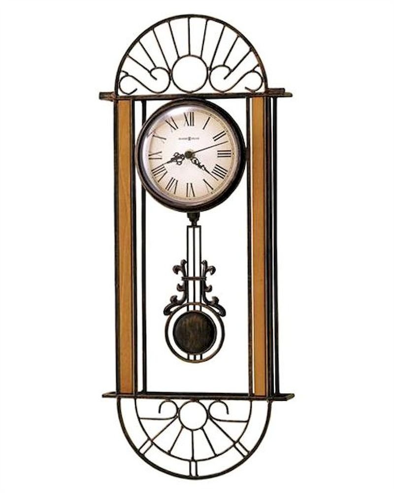 Часы Говард Миллер с маятником настенные