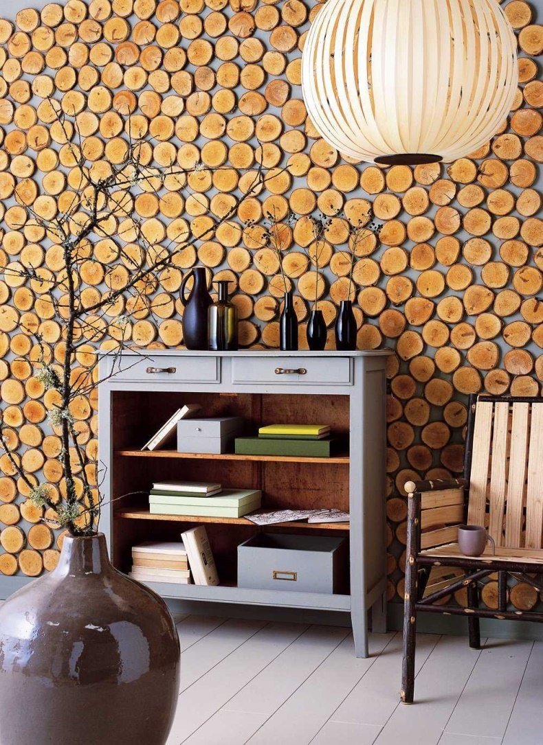 Деревянный декор в интерьере