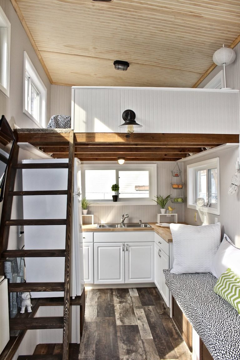 Tiny House с односкатной крышей