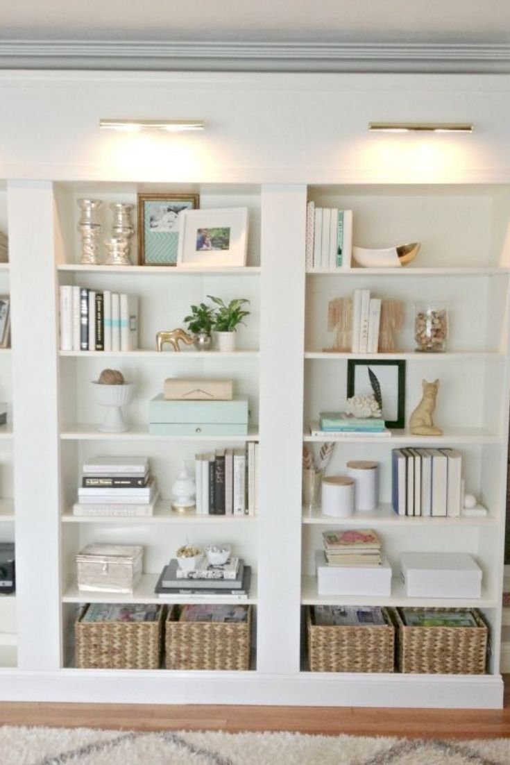 Книжный шкаф из гипсокартона