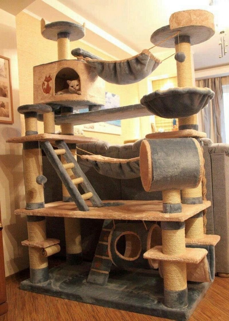 Современный домик для кота