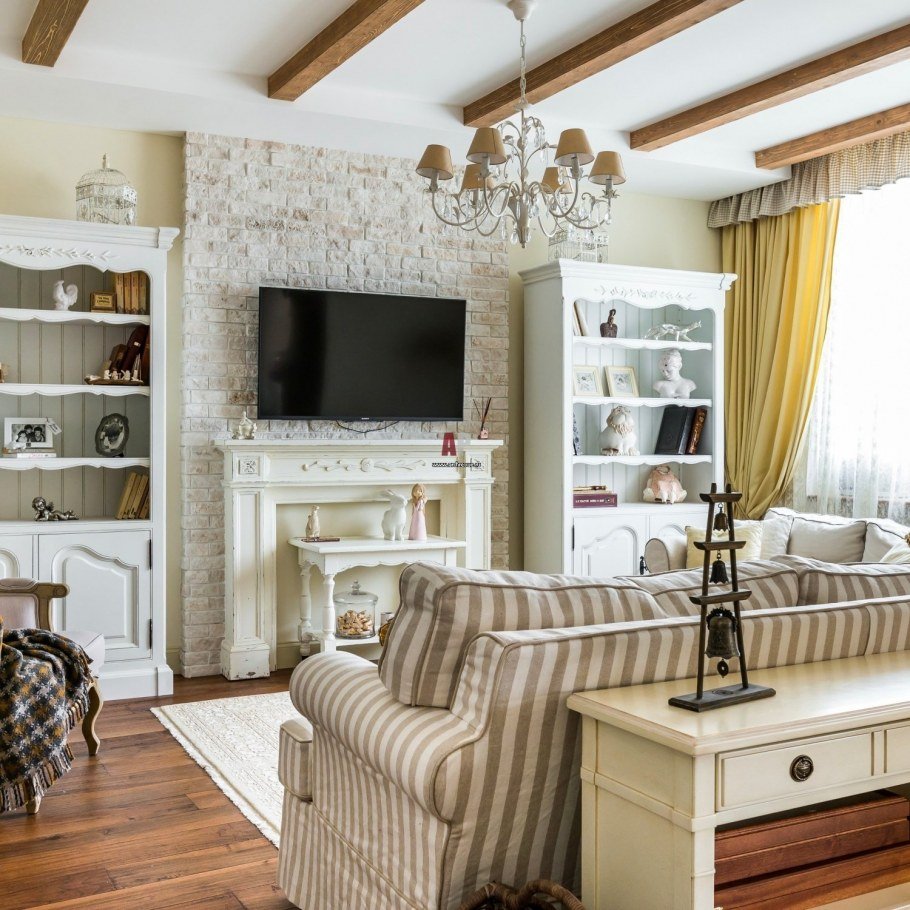 Стенки Прованс в интерьере