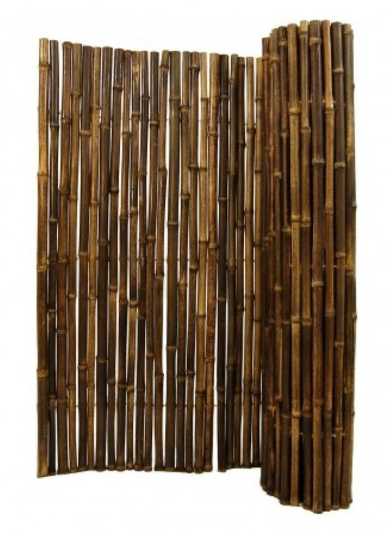 Декоративный забор из бамбука