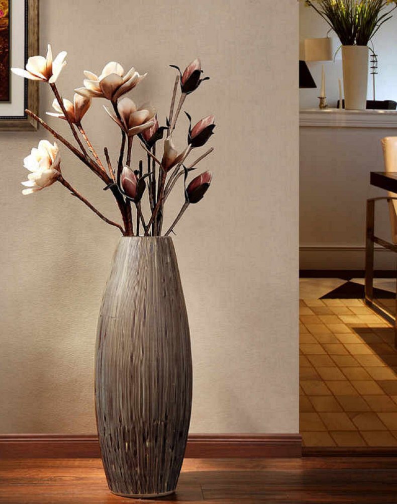 Напольные вазы из дерева