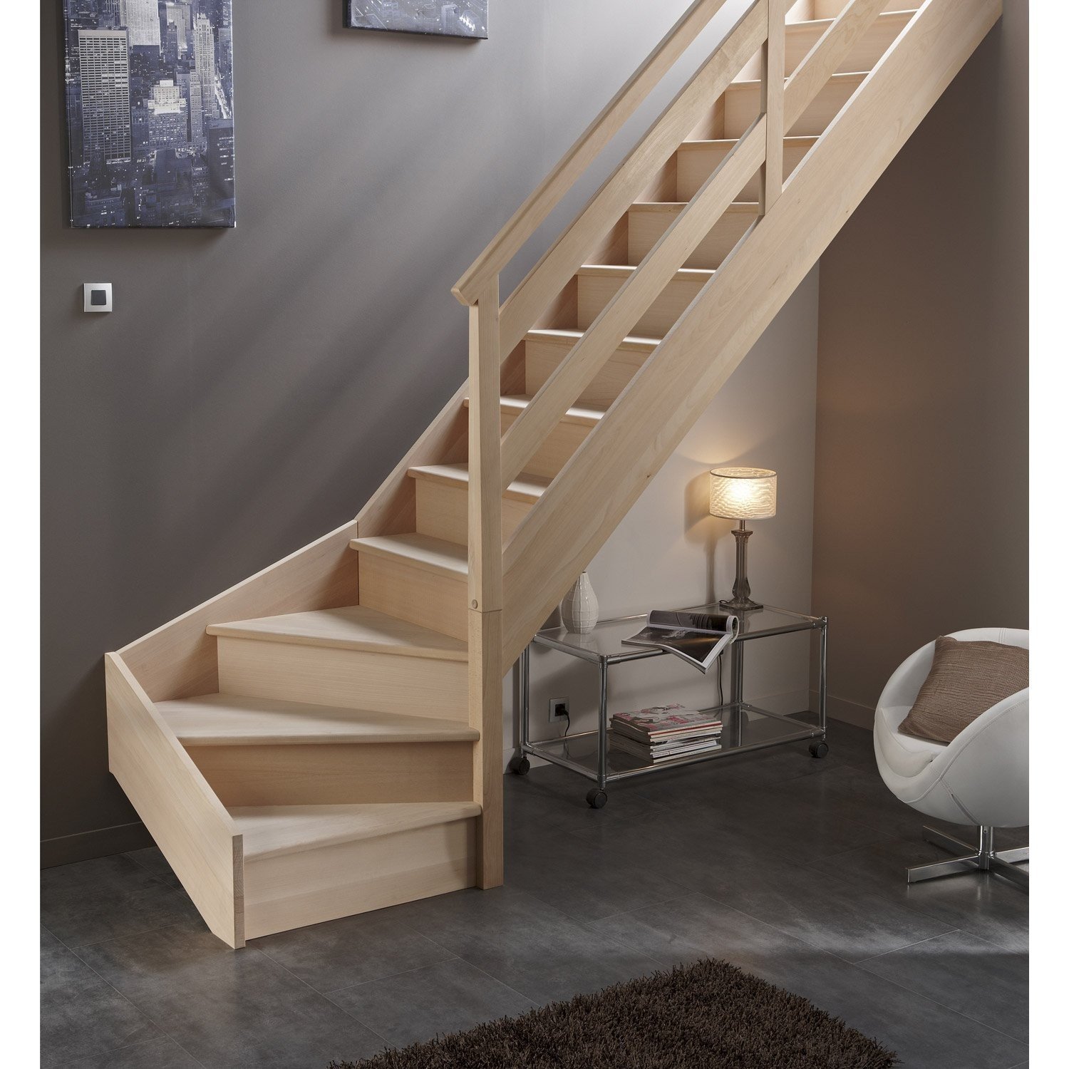 Купить недорогую готовую лестницу. Лестница Леруа Мерлен деревянная. Модульная лестница Леруа Мерлен. Лестница Leroy Merlin 18000. Лестница Элегант поворотная 90 градусов.