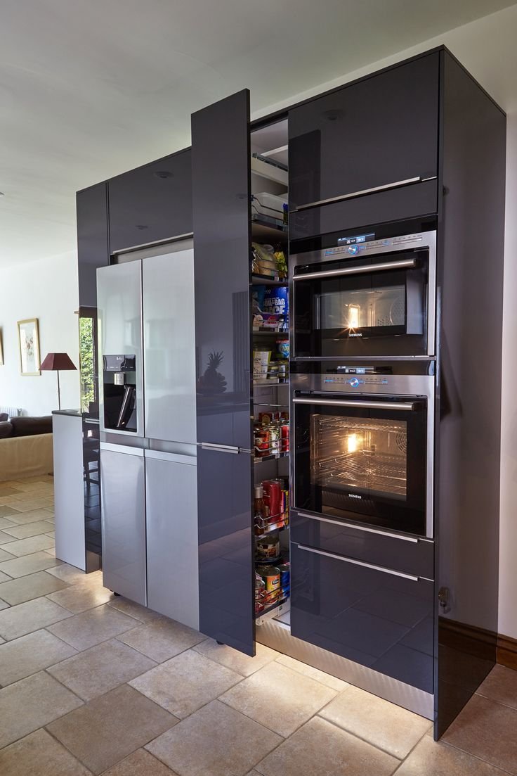Встраиваемый холодильник Side by Side 1200