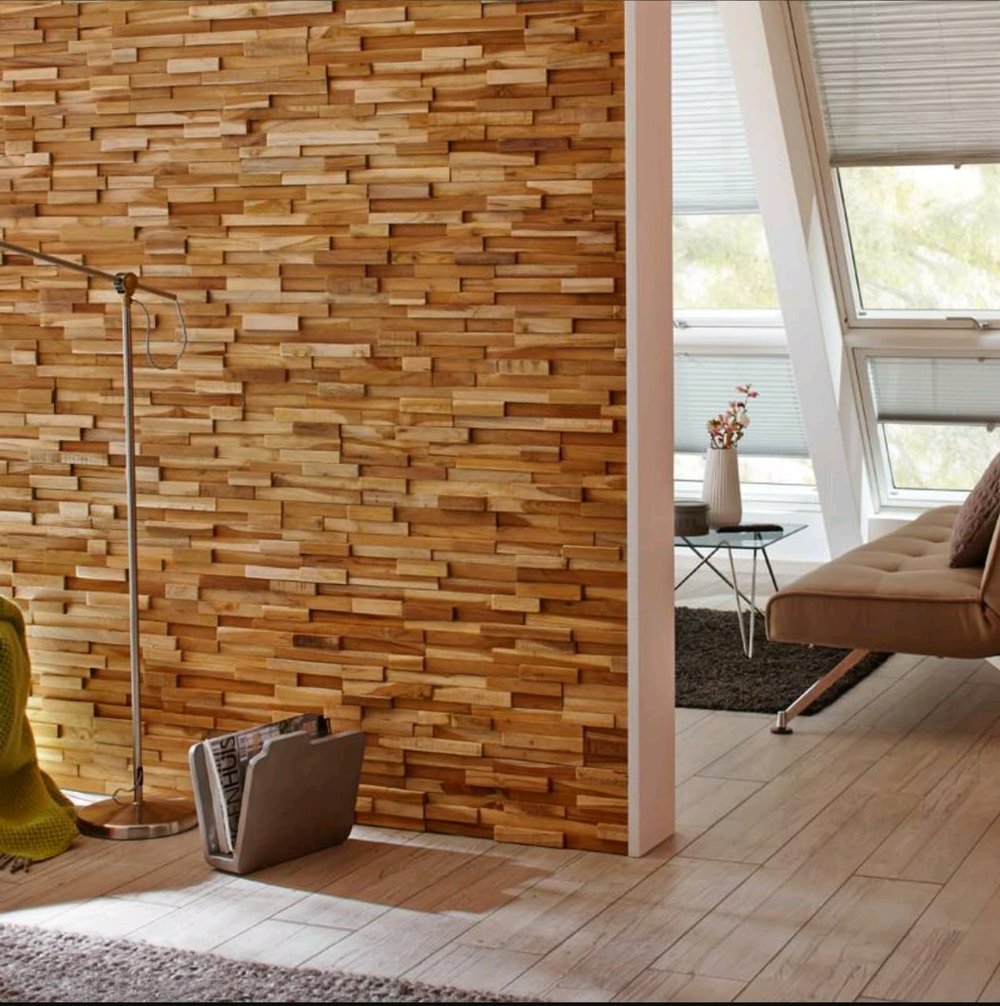стеновые панели для интерьера из дерева