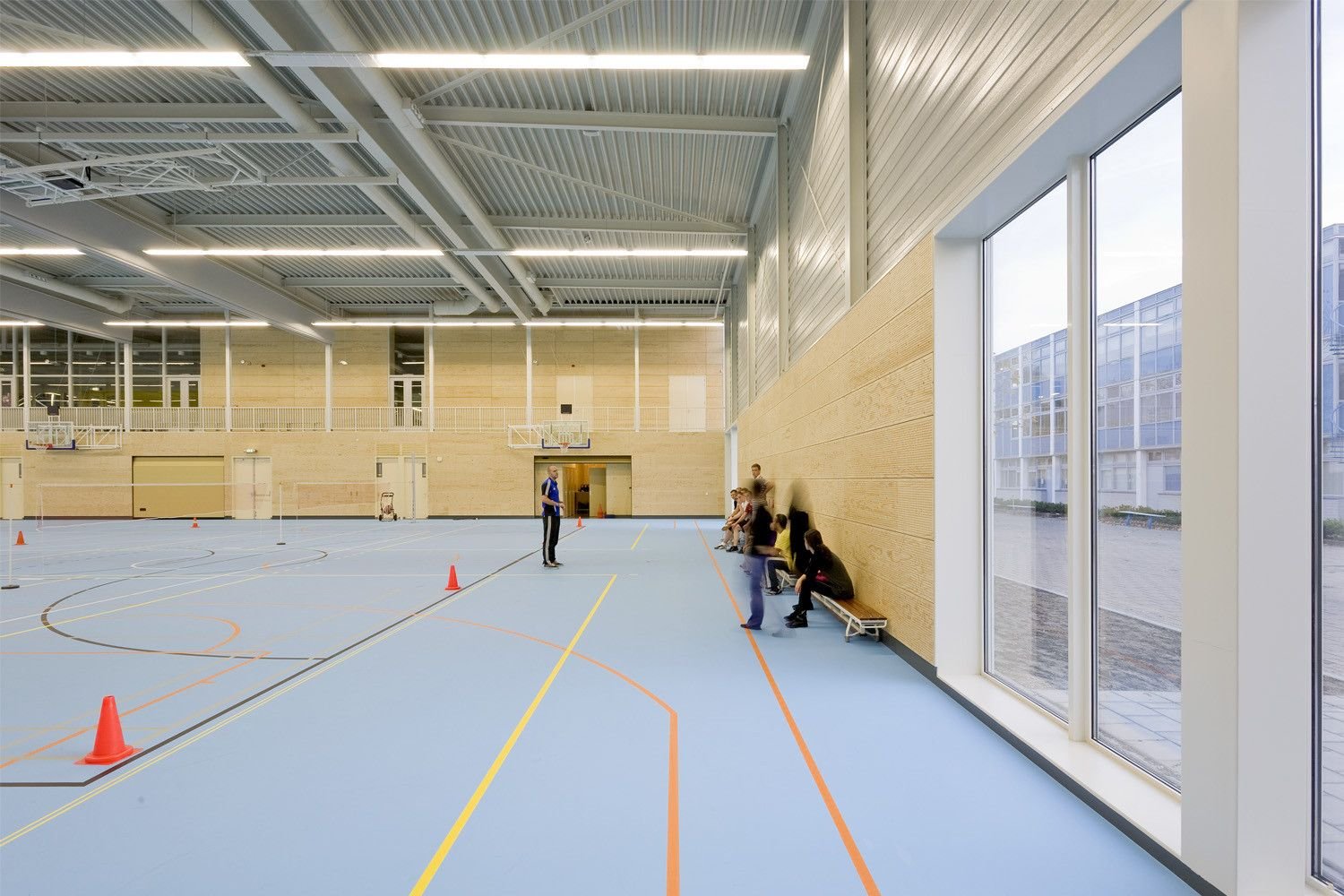 Современный спортзал в школе фото дизайн интерьера