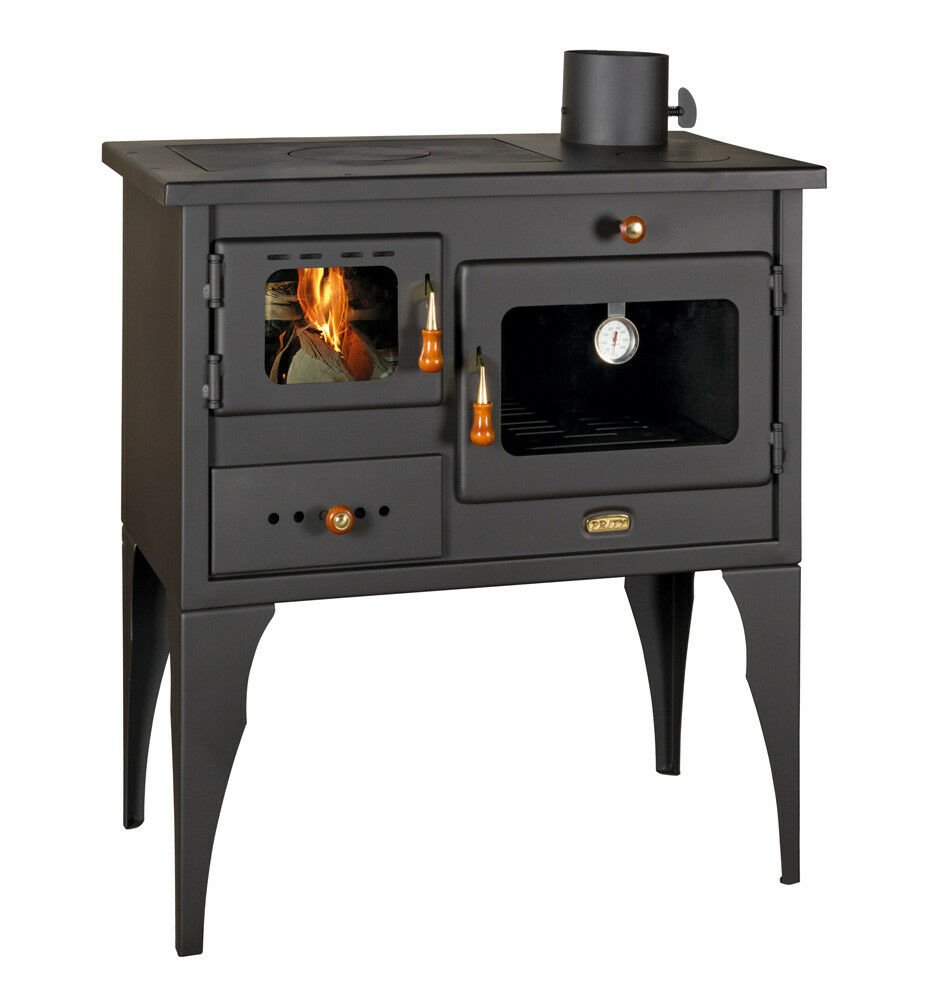 Prity Wood Burning Cooking Stove Cast Iron Top Oven Cooker Solid fuel