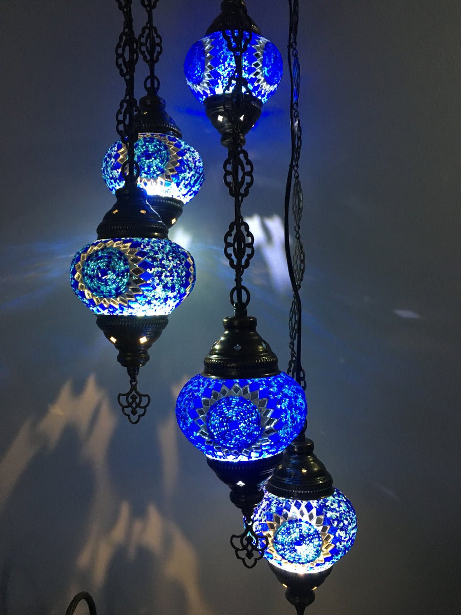 Синий светильник