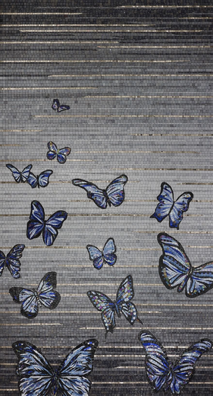Бабочки из мозаики Сичиз