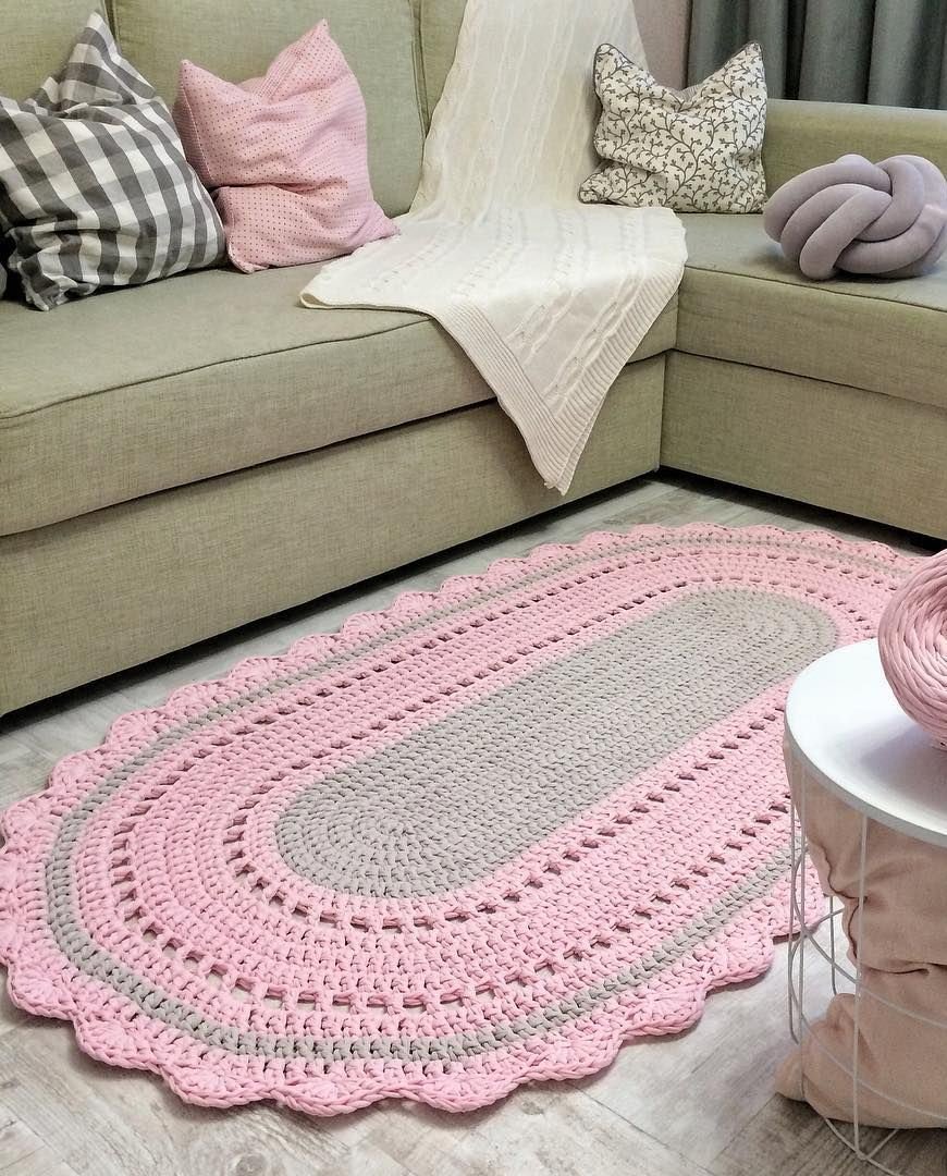 Ковер крючком Crochet Rug