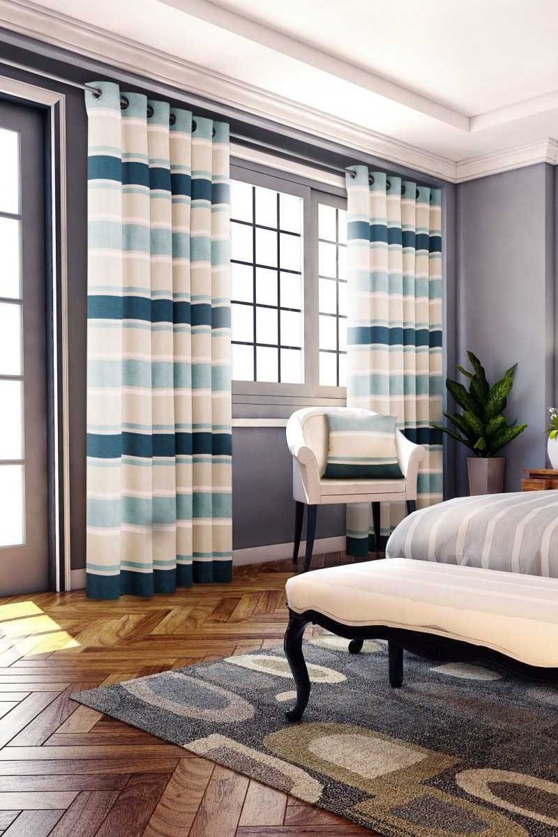 Штора Duoli Jacquard Stripe Curtain 140x 260