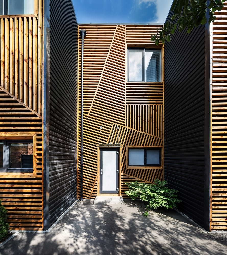 Модерн планкен фасад