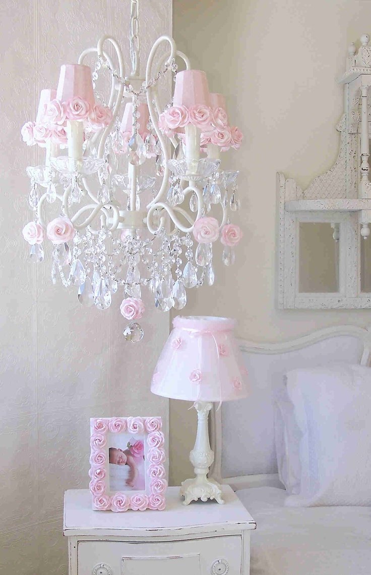 Люстра Pink Chandeliers Shabby Chic Lighting