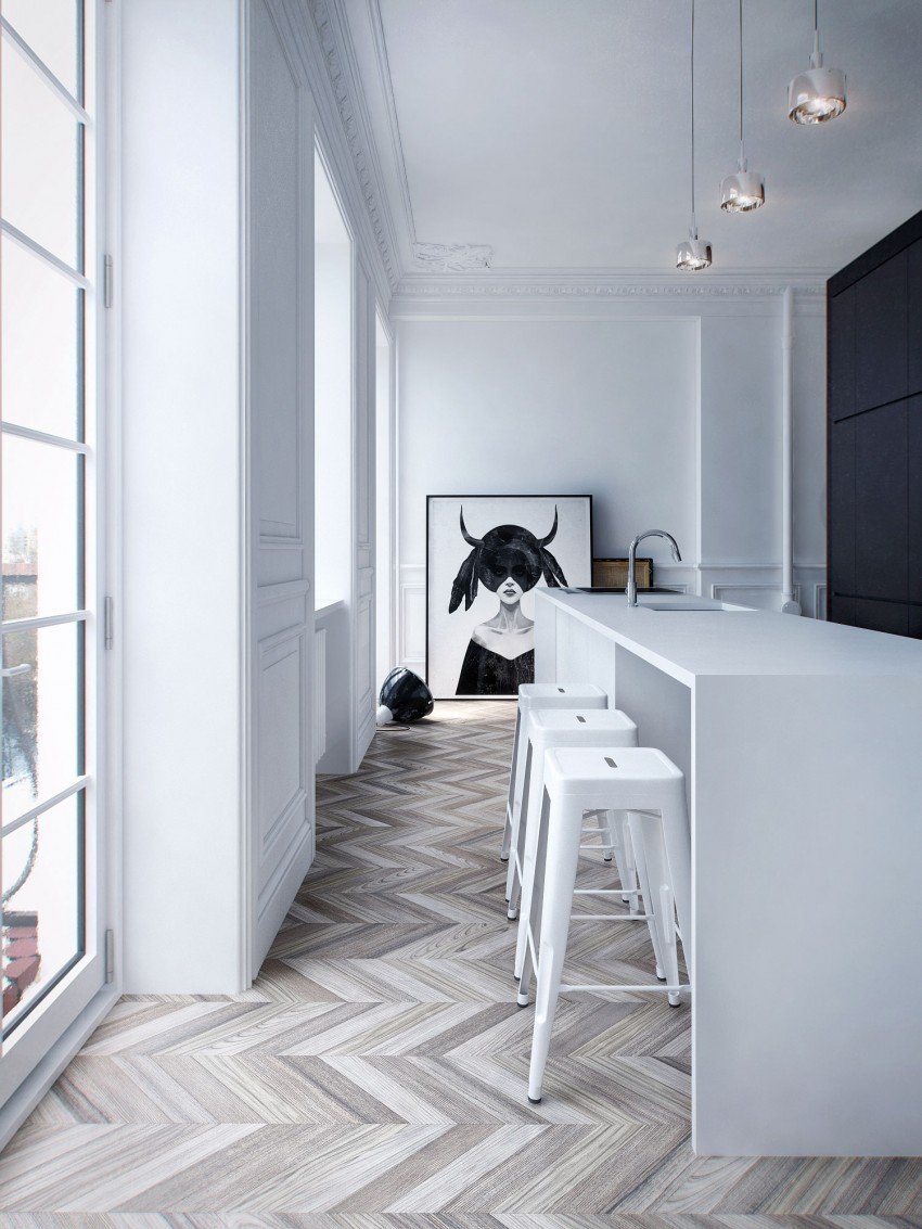 Керамогранит parquet Chevron