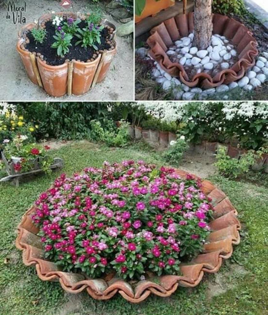 Клумба дизайн Сток