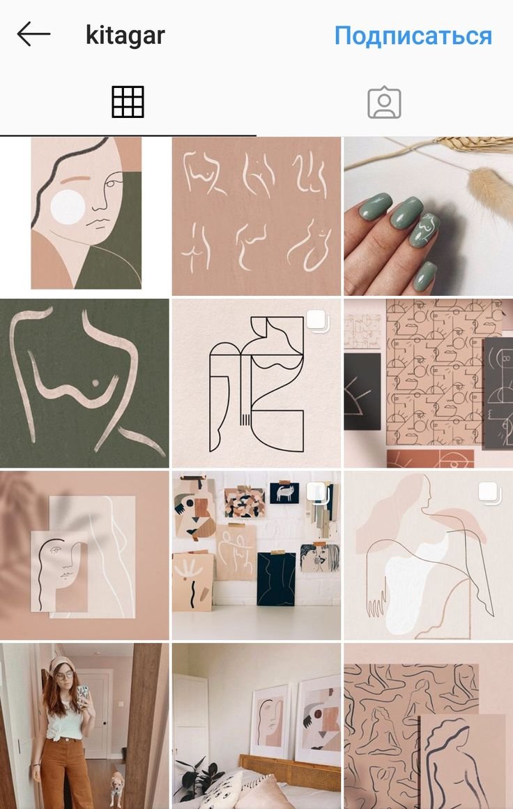 Визуал ленты в инстаграме