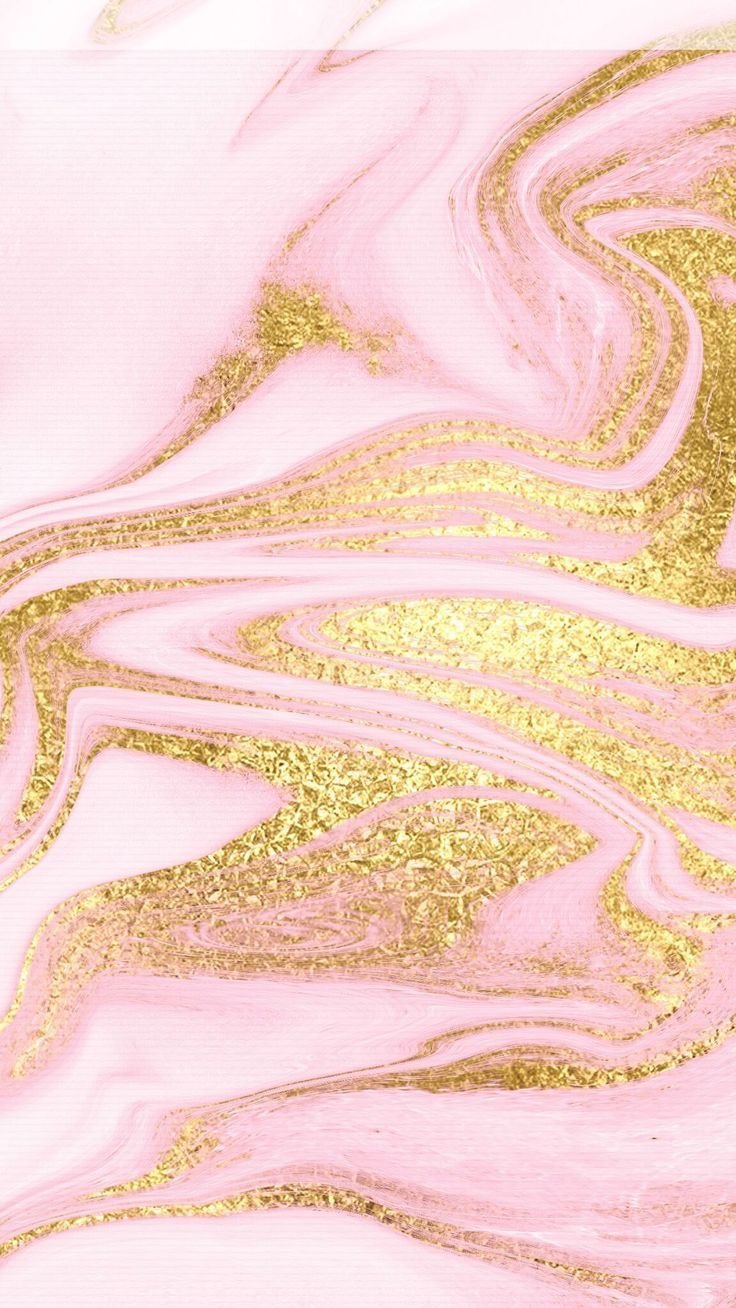 Розовый мрамор с золотом текстура