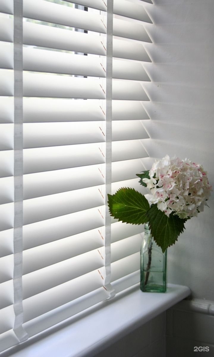 Горизонтальные жалюзи - белые