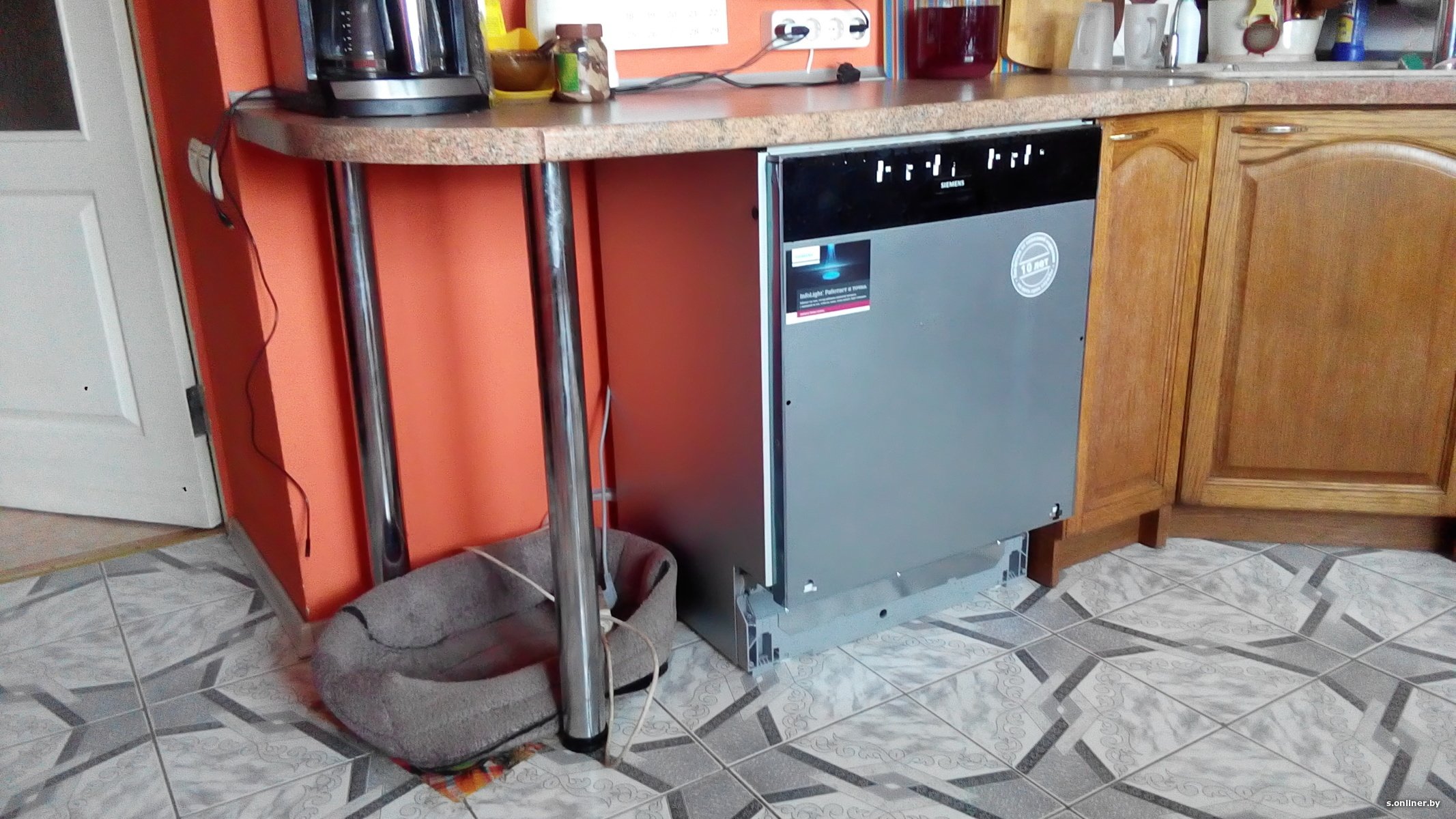 установка посудомоечной машины в готовую кухню своими руками