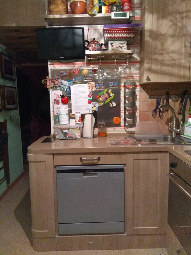 Угловые кухни для маленькой кухни с посудомоечной машиной