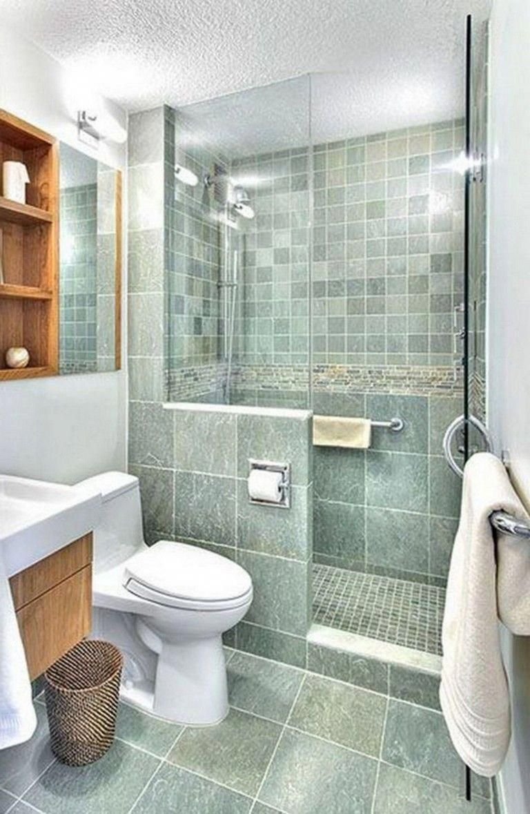 Маленькие Ванные комнаты с душевой