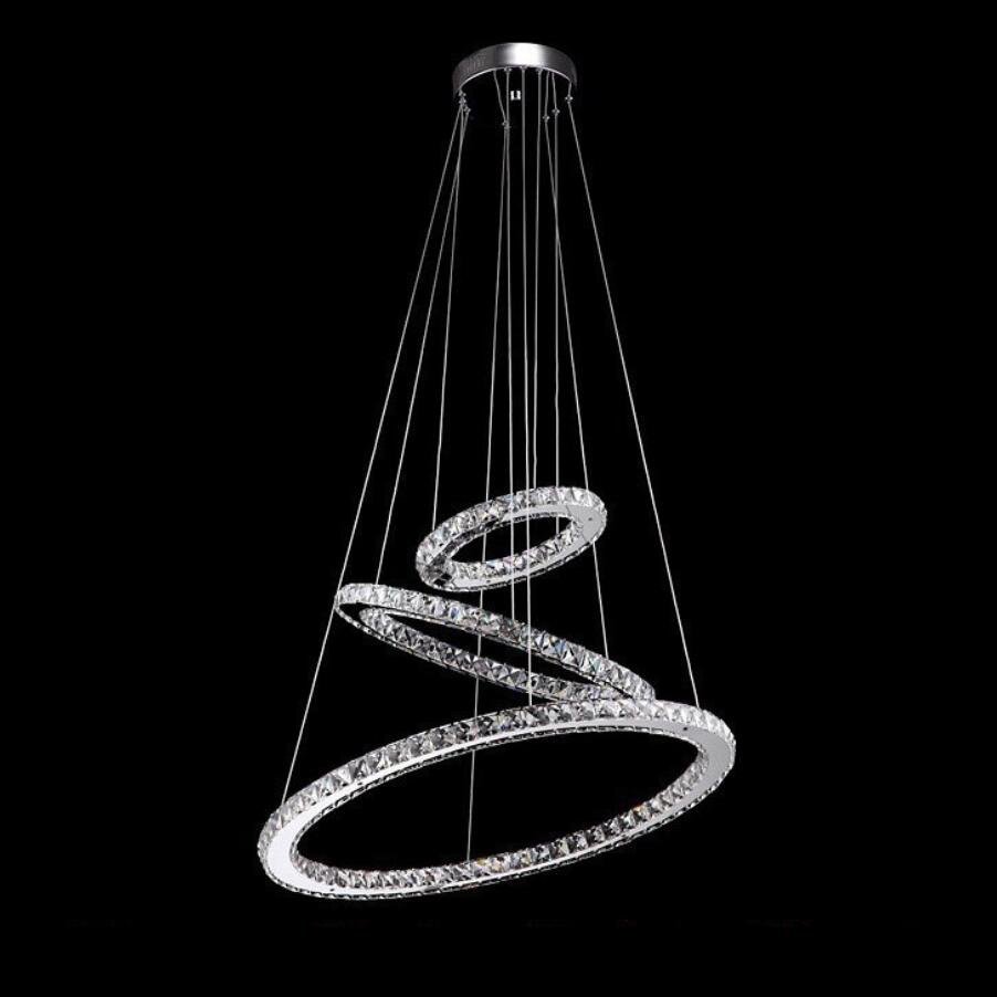 Люстра led 2-Ring Chandelier Золотая