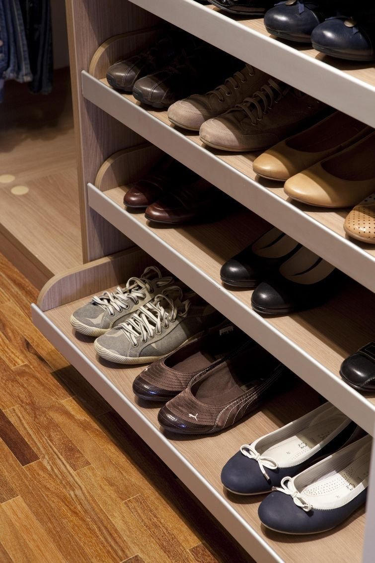 Стеллаж для обуви в гардеробную