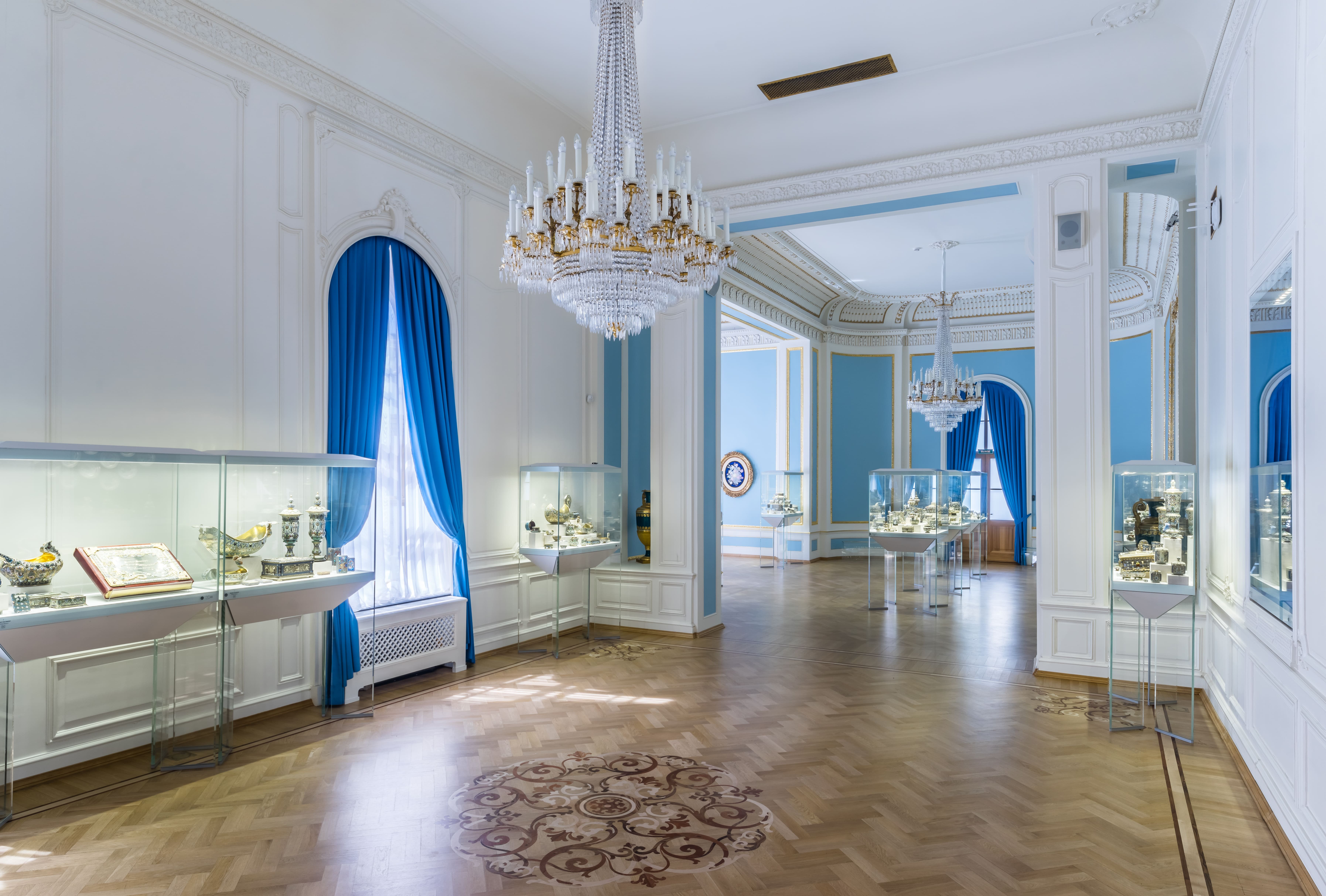 Голубая гостиная музей Фаберже