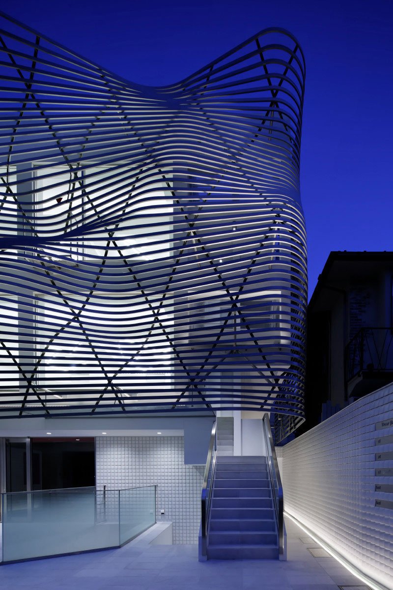 Фасад Amano Design Office, Токио
