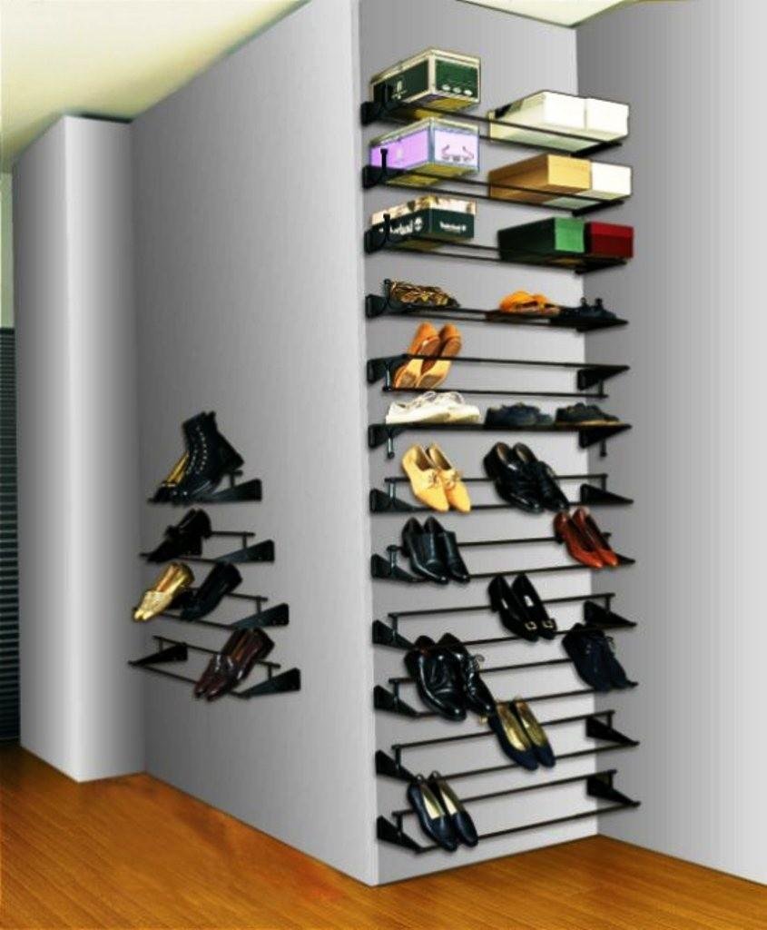 Полки для обуви на стену