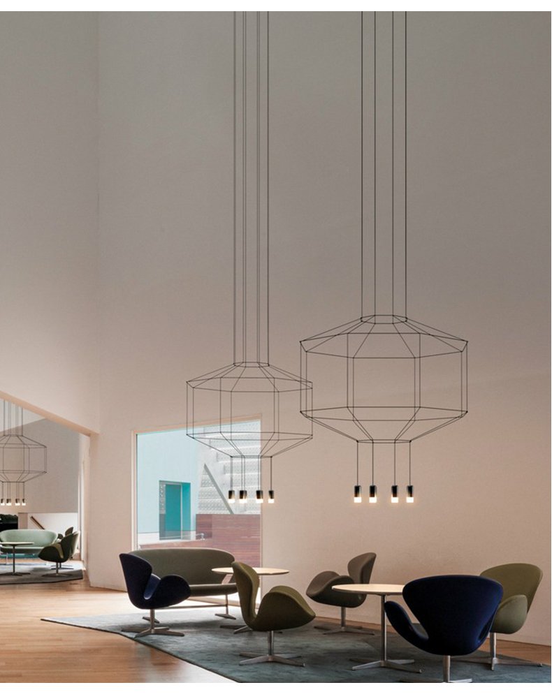 Vibia Wireflow lineal Pendant Light 4