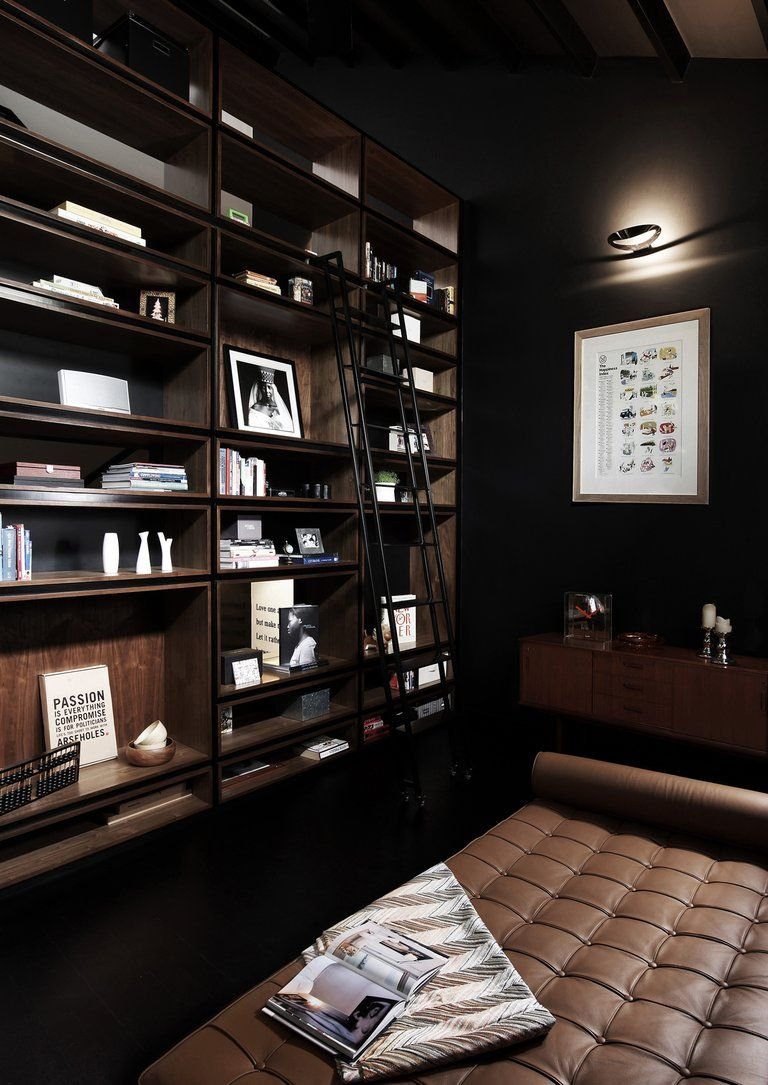 Мужская комната в стиле лофт