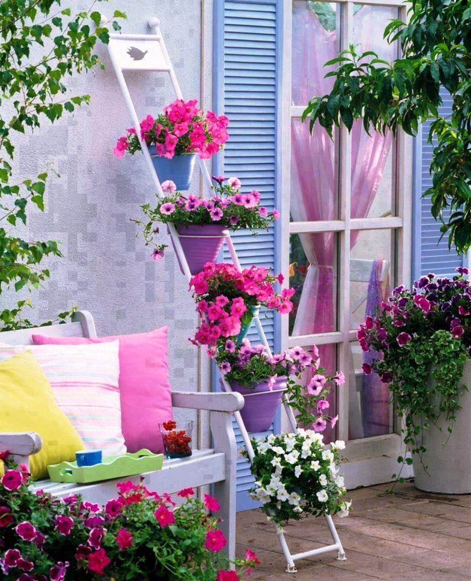 Этажерка для цветов на балкон