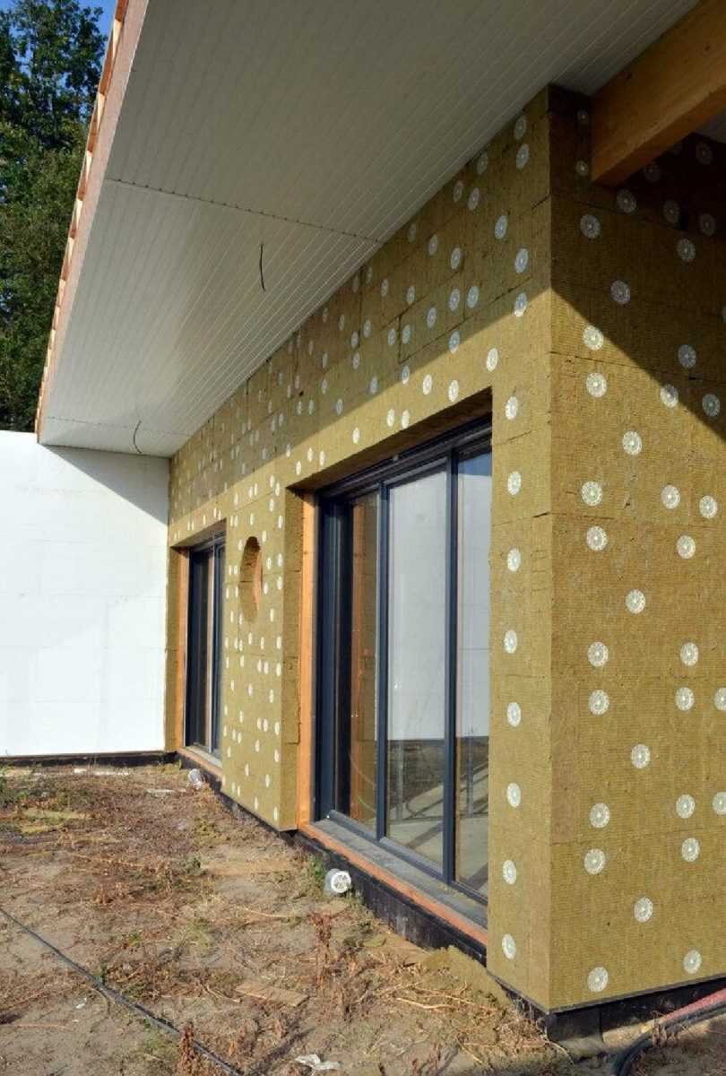Обрешетка под сайдинг с утеплителем Rockwool