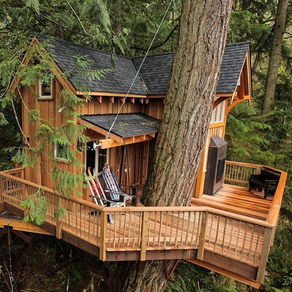 Домик на дереве. Hobbit Treehouse, США. Treehouse домик на дереве. Rumah pohon Treehouse отель. Дэна Мелани домик на дереве.