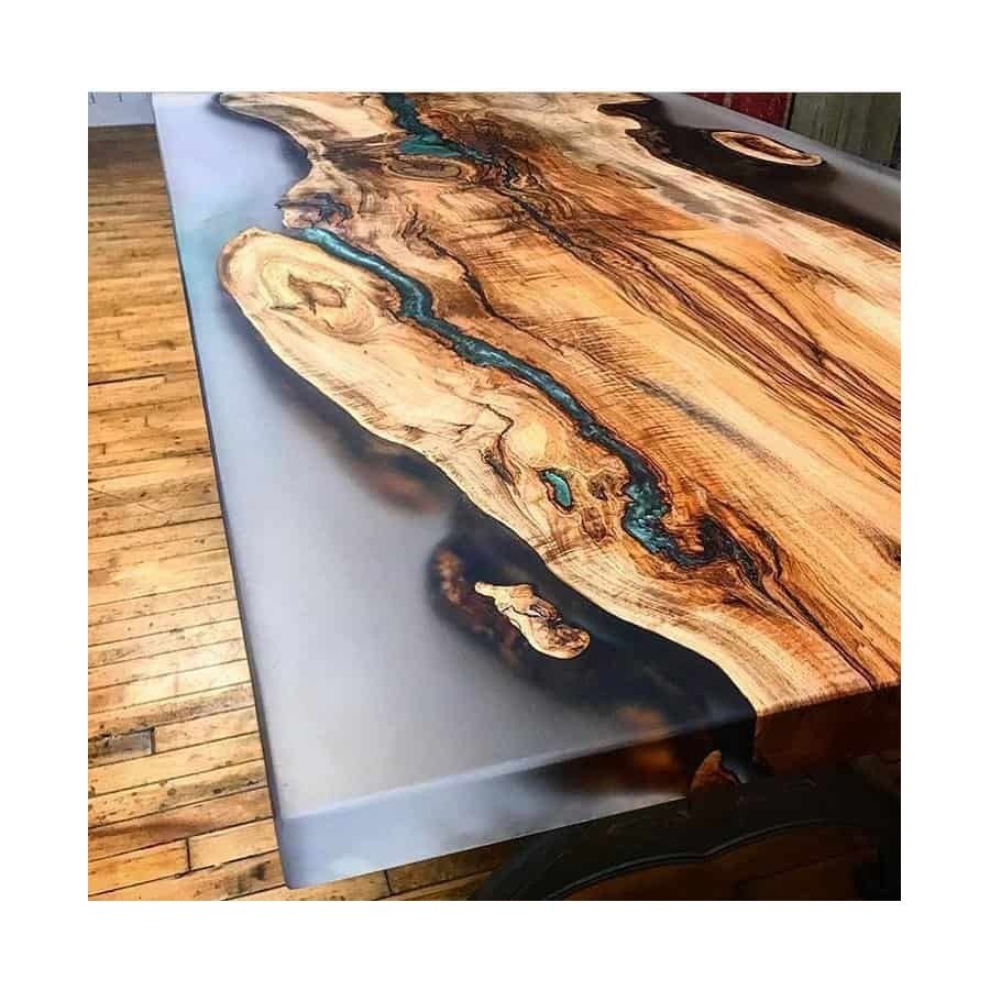 Epoxy Resin River Table. Мебель