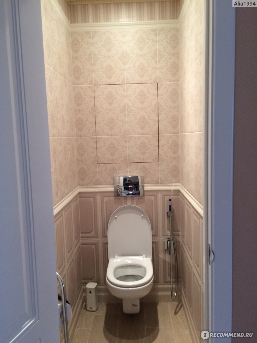 Плитка Керама Марацци в маленьком туалете
