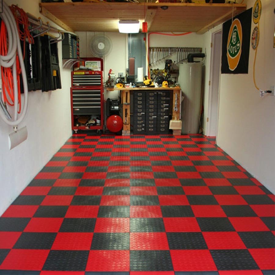 Полимерная плитка для гаража на пол