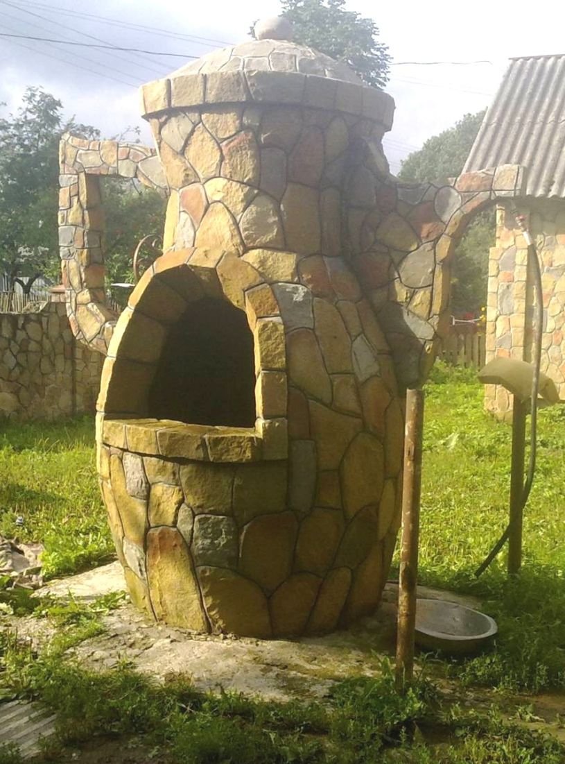 Декоративный колодец для скважины