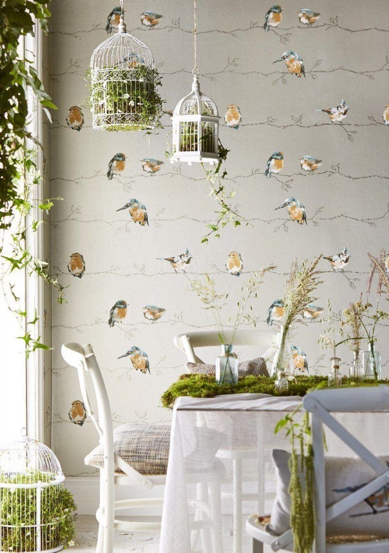 Металлические птицы на стену декор