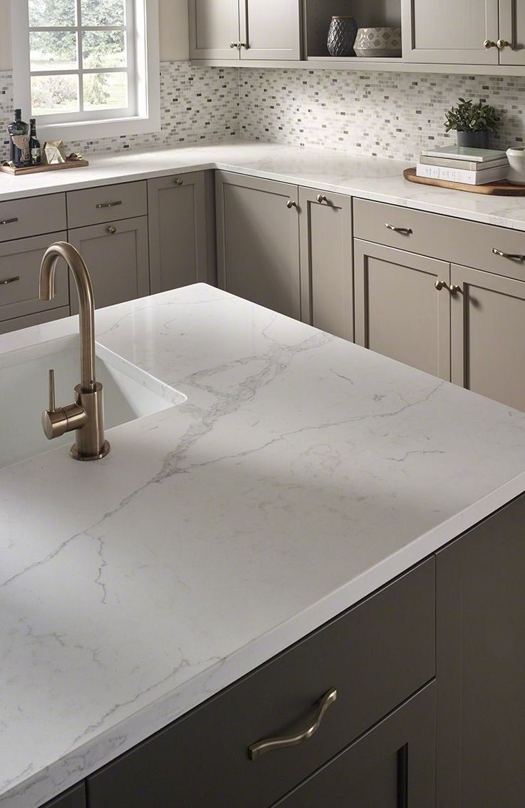 Кварцевый агломерат Carrara Grey