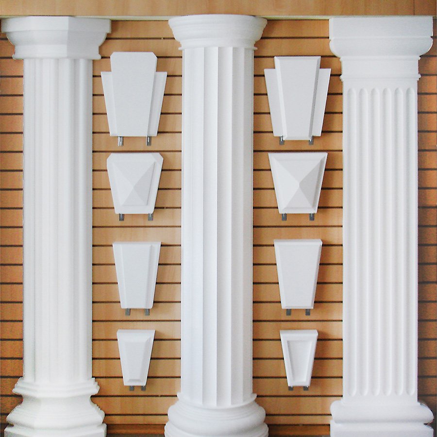 Декоративные колонны из пенопласта