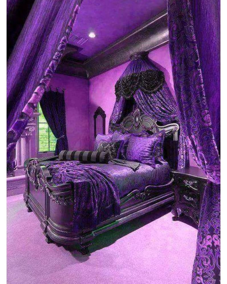 Спальня в готическом стиле