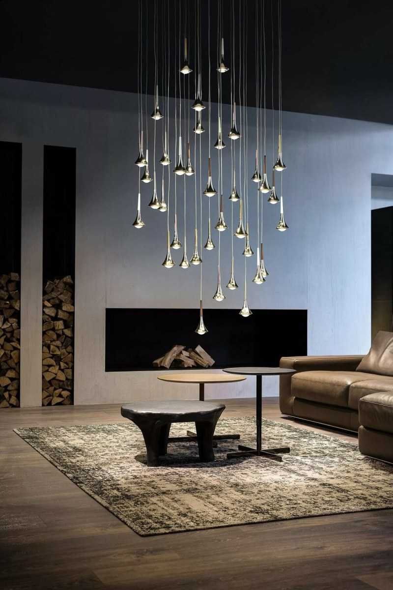 Studio Italia Design Rain so 156002 Brushed Chrome светильник подвесной