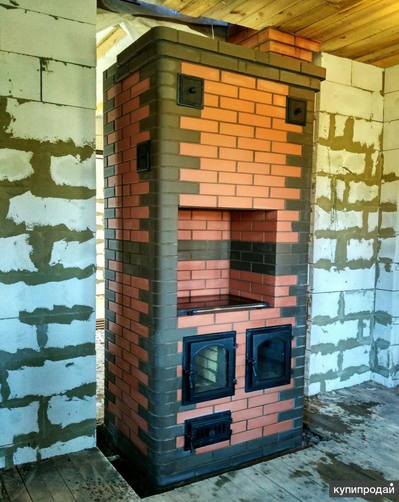 Печи Кузнецова отопительно варочные с духовкой