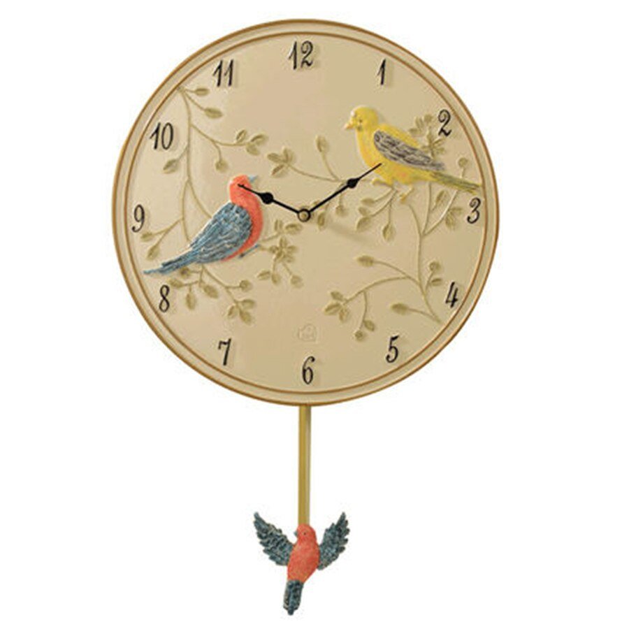 Настенные часы DIDIART птички на ветке